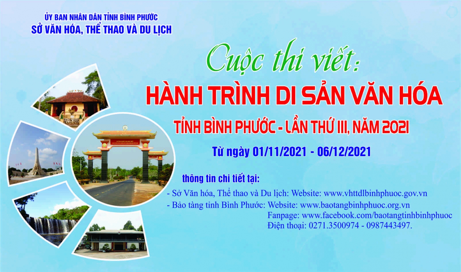 Tham gia cuộc thi "Hành trình di sản văn hóa tỉnh Bình Phước", năm 2021