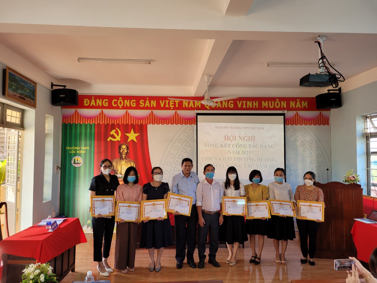 Hội nghị tổng kết công tác Đảng năm 2021