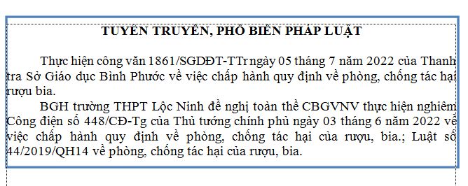 Luật phòng chống tác hại của rượu, bia