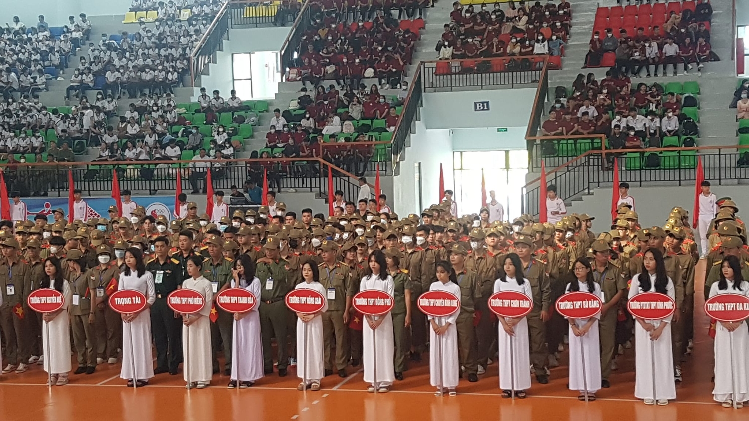 Trường THPT Lộc Ninh tham dự Hội Thao Quốc phòng năm học 2022-2023