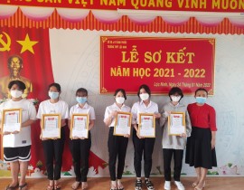 Lễ sơ kết học kỳ I năm học 2021-2022